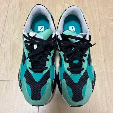 PUMA 푸마 스니커즈 러닝화 블랙/터콰이즈 28cm