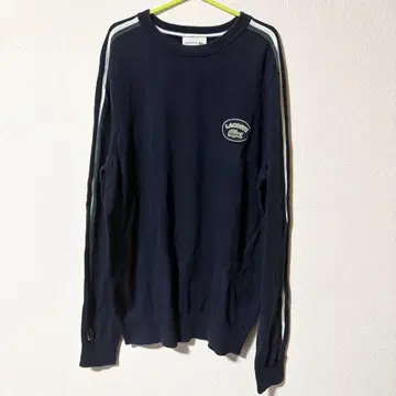 LACOSTE 네이비 스웨터 크루넥