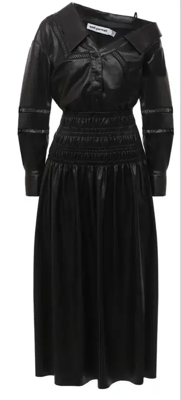 셀프 포트레이트 블랙 원피스