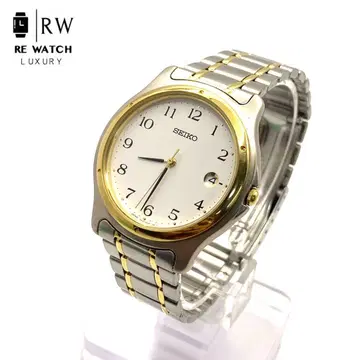 7-3623 SEIKO 7N32-0150 아날로그 손목시계 실버/골드