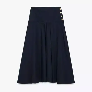 ZARA ZW COLLECTION 새시 버튼 스커트
