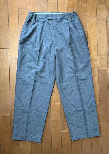 USA제 Vintage 2턱 와이드 슬랙스 그레이