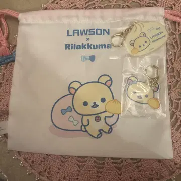 리락쿠마 로손 리라 복권 코리락쿠마 복조리 아크릴 키링 3개