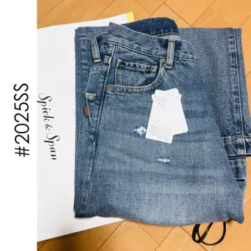 새상품 Spick and Span 5 1/2 BAGGY DENIM #27