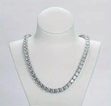인기 급증 중 총 32ct! 모이사나이트 테니스 체인 S925