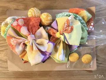 시치고산 머리 장식 귀찌 세트