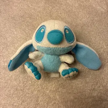 [레어] 한정판 스티치 Stitch 봉제 인형 스카이블루 화이트 컬러