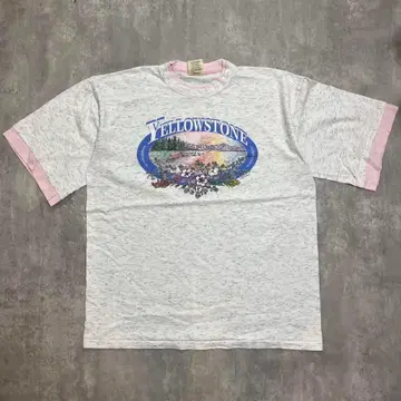 USA 제조 90s yellowstone 티셔츠 빈티지