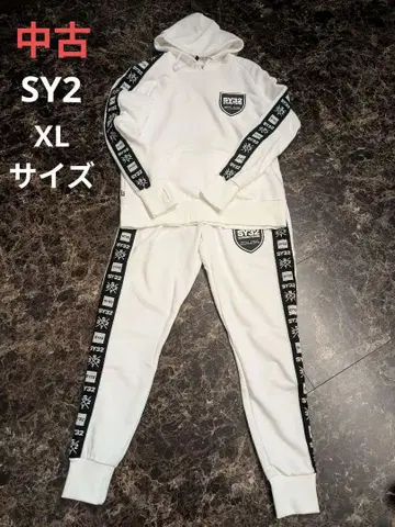 SY32 맨투맨 후드티 팬츠 셋업 상하의 XL 사이즈 중고