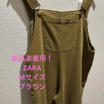 미착용 새상품! ZARA 여성용 오버롤 브라운 M 사이즈