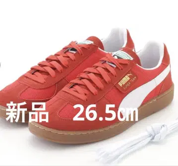 새상품 Puma Super Team 스니커즈 레드 26.5cm