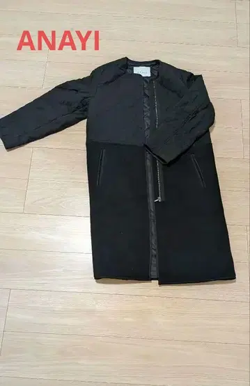 ANAYI 롱 코트 블랙
