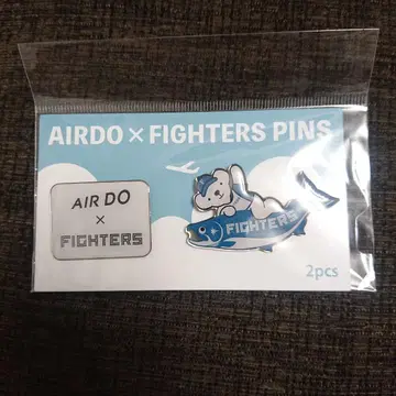 베어두 배지 에어두 AIRDO 한정판 배치 핀즈 파이터즈 .