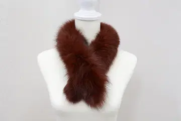 브라운 퍼 머플러