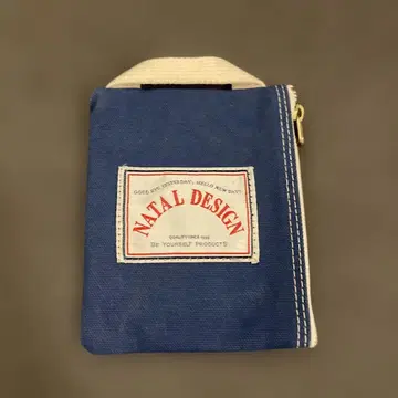 NATAL DESIGN 캔버스 지갑 네이비