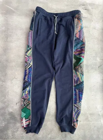 MISSONI PIGALLE 미쏘니 니트 라인 스웨트 팬츠 XL