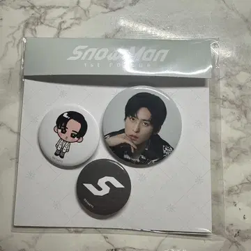 Snow Man의 1st POP-UP 한국 한정판 캔뱃지 메구로 렌