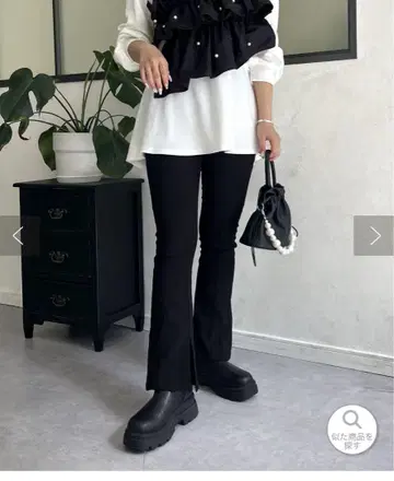 안쪽 미기모 슈퍼 스트레치 팬츠 PM 사이즈
