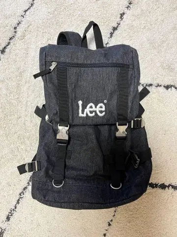 Lee 리 백팩 백팩 다크 그레이 데님 원단