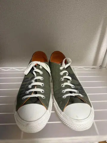 ALL STAR 올리브 캔버스 스니커즈 26cm