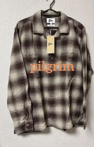 Pilgrim 체크 무늬 플란넬 셔츠 M