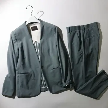 투모로우랜드 컬렉션 노카라 수트 이탈리아제 레지아니