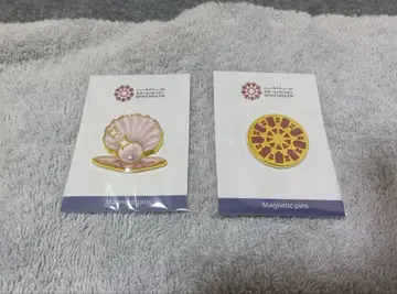 2종류 레어 오사카 만국박람회 한정품 카타르 마그넷 핀 배지