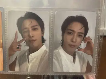 익명 배송 cnblue 용화 kcon 트레이딩 카드 2장 세트
