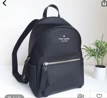 [ 미사용 새상품 ] kate spade 블랙 백팩 KC522