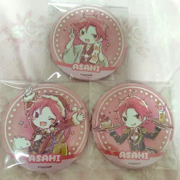 프리파라 WITH 미타카 아사히 캔뱃지 3종 A3 그래프아트