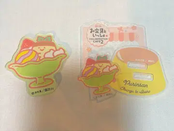 오분구와 함께 푸딩 씨 콜라보 카페 아크릴 스탠드 마그넷 스이파라