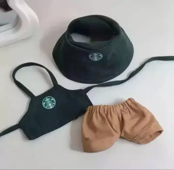 LABUBU 의류 [ 5점 ] 15~17cm 스벅 카페 바리스타