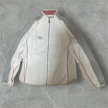 Mizuno 미즈노 긴팔 저지 M 화이트/그레이