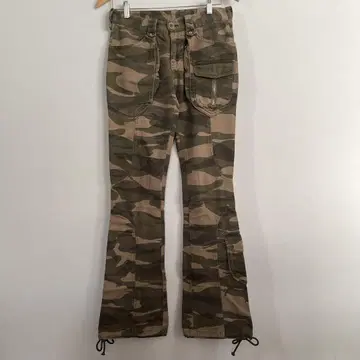 laV 카모플라쥬 카고 팬츠 부츠컷 팬츠