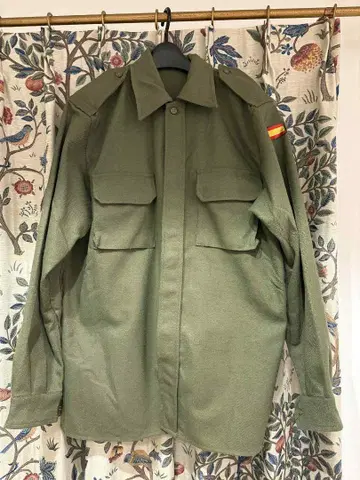 데드스탁 스페인군 컴뱃 울 밀리터리 자켓