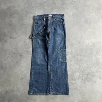 00s y2k armani junior logo denim pants