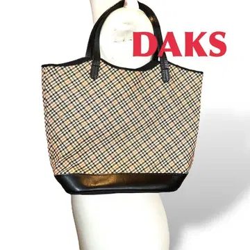DAKS 닥스 토트백 체크 무늬