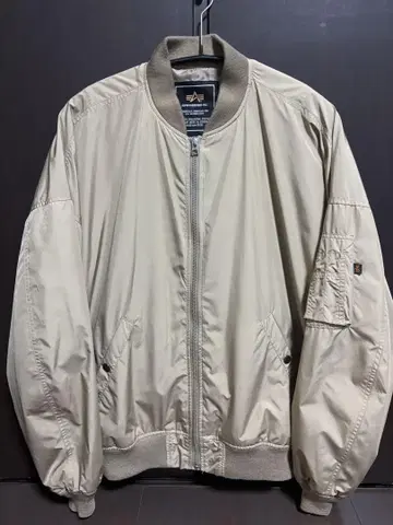 ALPHA INDUSTRIES MA-1 자켓 L 베이지