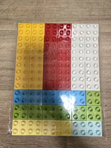 LEGO 레고 듀플로 기본 블록 세트 7색 48개입