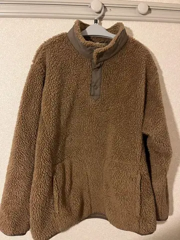 브라운 플리스 자켓 보아 자켓