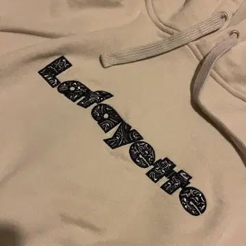 Lafayette 자수 로고 후드티