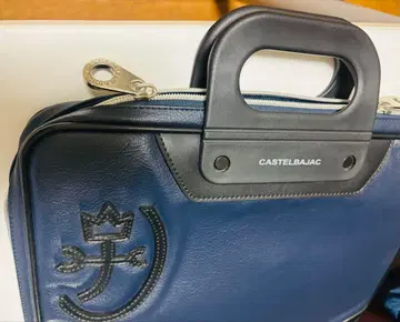 CASTELBAJAC 네이비 비즈니스 백