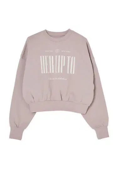 Her lip to cherish oversized sweatshirt