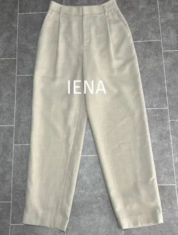 컨디션 최상 IENA 이에나 울 혼방 턱 와이드 팬츠 정가 24000