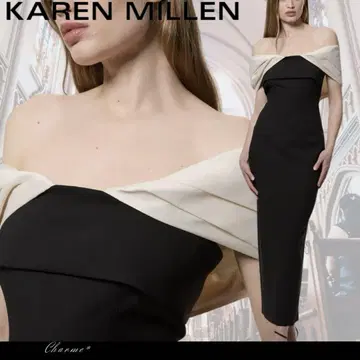 karen millen 카렌미렌 원피스 드레스 오프숄더