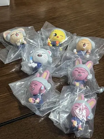 캡슐 토이 피규어 7개 세트