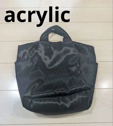 새상품급 acrylic 토트백 블랙