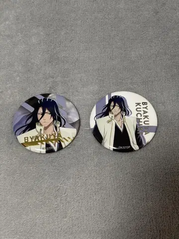 BLEACH 쿠치키 뱌쿠야 금박 캔뱃지 천년혈전편 PLAZA 로프트