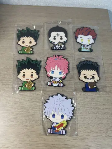 HUNTER x HUNTER 제일복권 러버 코스터 7개 세트