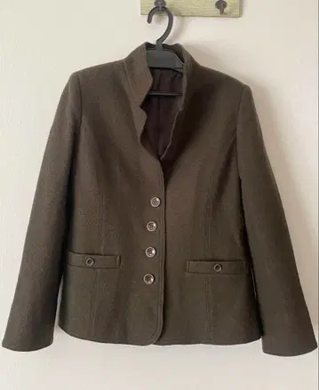 자켓 숏 블레이저 여성용 울